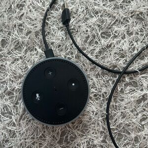 Amazon Echo Dot RS03QR 2nd Generation w/ Power USB Adapter - Black